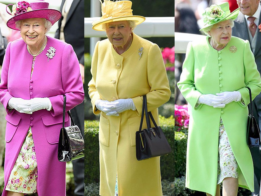 Хатан хаан II Элизабет яагаад үргэлж неон өнгийн хувцсаар гоёдог вэ? (фото 1)