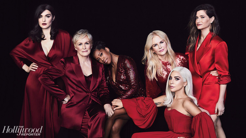 Улаан өнгийн туяанууд: Кидман, Гага болон бусад үзэсгэлэнт эмэгтэйчүүдийн баярын зураг авалт (фото 1)