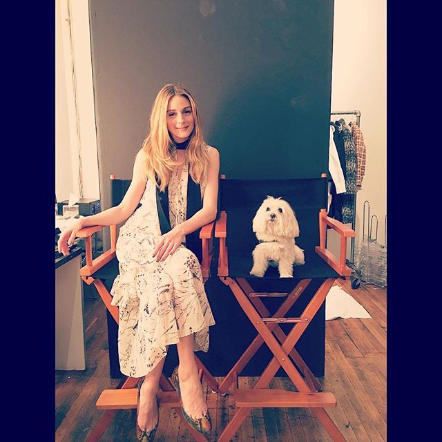 Mr Butler   is hair and make up ready  Enjoying his day in the studio and I'm loving my summer dress         #chelsea28oliviapalermo @nordstrom