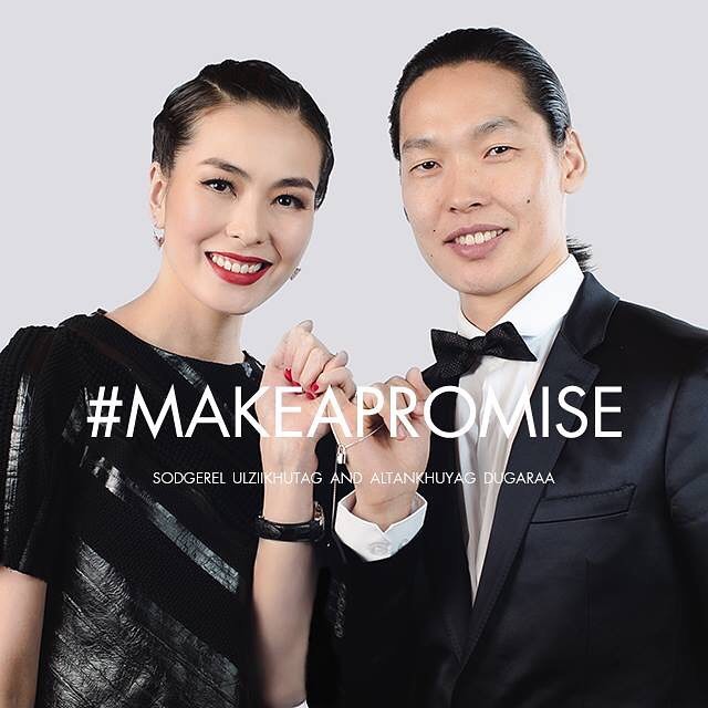 Making a promise to the world's children @louisvuitton @unicef #MakeAPromise #UnicefMongolia