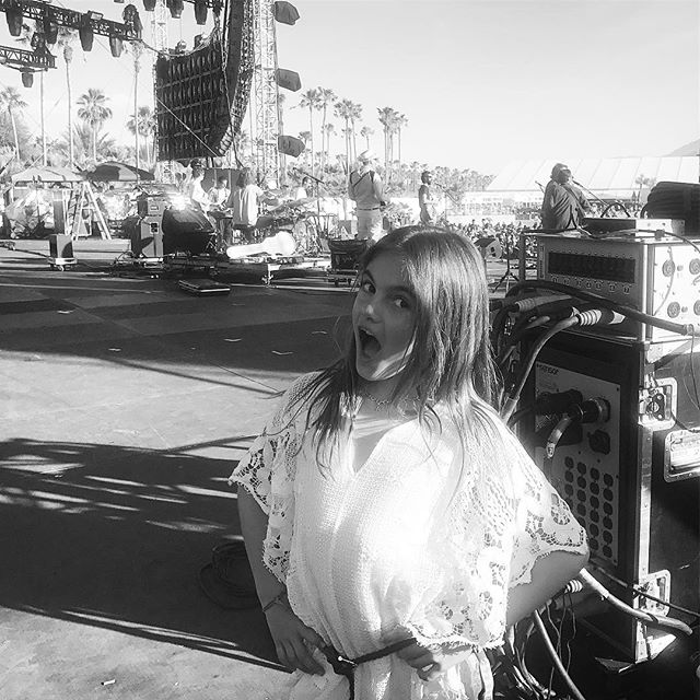 Coachella #baby          #AnjaLouise #rockstar #devendrabanhart #Coachella