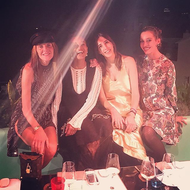 Dinner On The Terrance For @louisvuitton with @micolsabbadini @enricaponzellini @tamumcpherson #LvRome #LaRinascente