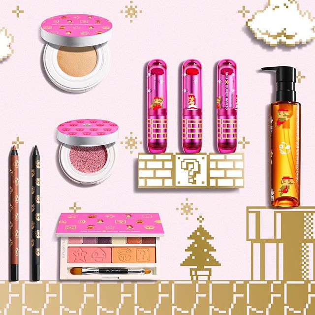 Give it up for #Mario because everyone's favourite 2D plumber is jumping his way onto #ShuUemura's festive #makeup collection - check out the products in the link above buro247singapore #need