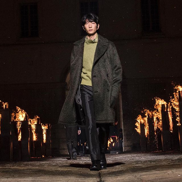 #Paris is burning: #Hermes does #fw18 layers right in a 17th-century #monastery #Buro247Singapore #menswear #HermesHomme