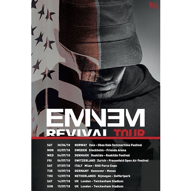 Eminem x Europe 2018. Link in bio.
