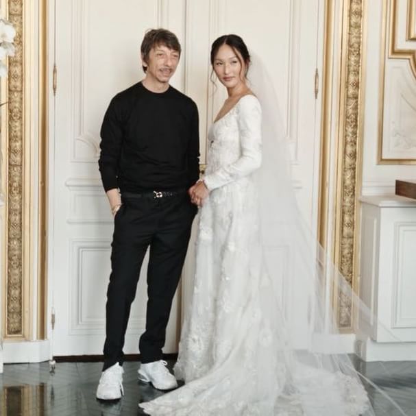 My second wedding story for Vogue US is live: the journey of my five wedding dress fittings, including the emotional experience seeing my Valentino Haute Couture wedding dress come to life. I wanted to document this because I can acknowledge how surreal it is and that it will never happen again; from the 1.5 hour fitting with #PierpaoloPiccioli at @maisonvalentino s atelier in Rome, to seeing the final creation with him in Paris. I cry every time I see this because all of the emotions come flooding back. Read more about my fittings and watch the full video on @voguemagazine now   Shot by @iammucci #LOVEBOLT