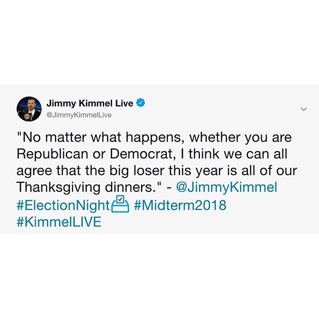 #ElectionNight #Midterm2018 #KimmelLIVE
