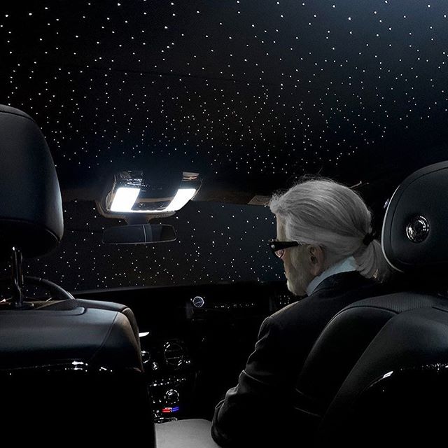 The real Karl in Space  #KARLLAGERFELD