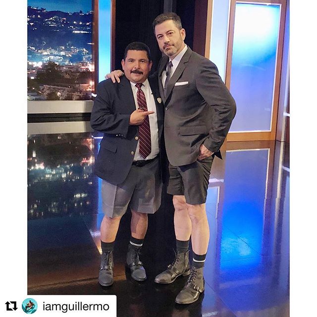 #Repost @IamGuillermo
   
Happy birthday to the kindest man in the world. Great friend great boss. Thank you @jimmykimmel for always being there for me. Love you. You might not be sexy or good looking guy. But you have a good heart and you are a great human being.