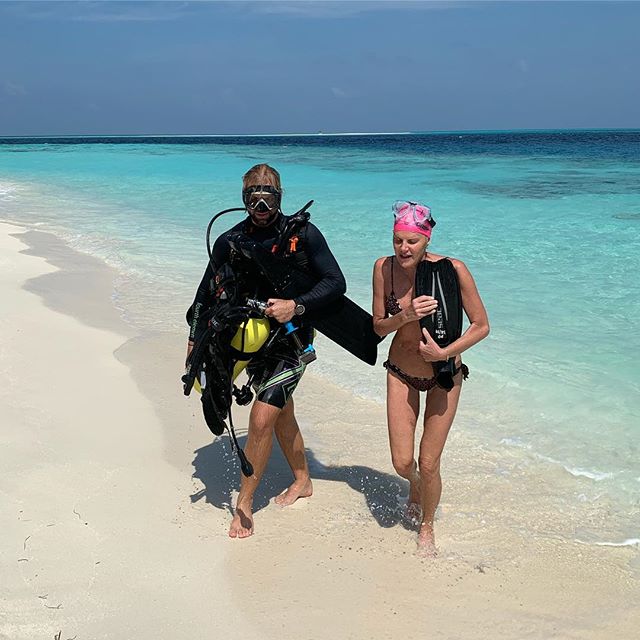 Scuba diving today     tnks so much Nick for all your advices   @hurawalhi    