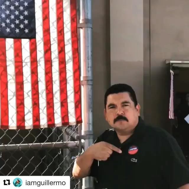     #Repost @IamGuillermo
   
I voted!! Go out and vote! #vote