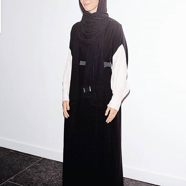 I LOVE my Middle East outfit - ABAYA, which I wore for National Day of Qatar. Thank you @waaddesigns for your present and design. Sorry, I have belted your amazing piece with Stella McCartney silk belt. #qatarrussia2018 photo credit @amurashkin