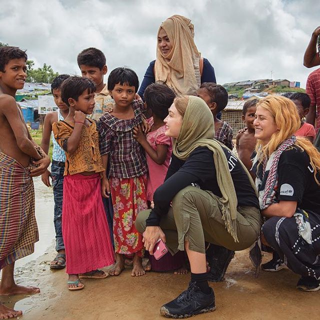I have been lucky enough to see firsthand what an incredible impact your donations to UNICEF make !    Become a lifeline for vulnerable children around the world : giving monthly allows UNICEF to be there before, during and long after conflicts or disasters.   No donation is too small! Sign up with @UNICEFUSA link in bio
Cox s Bazar Refugee Camp, Bangladesh 2018 field visit photos by @rahultalukder