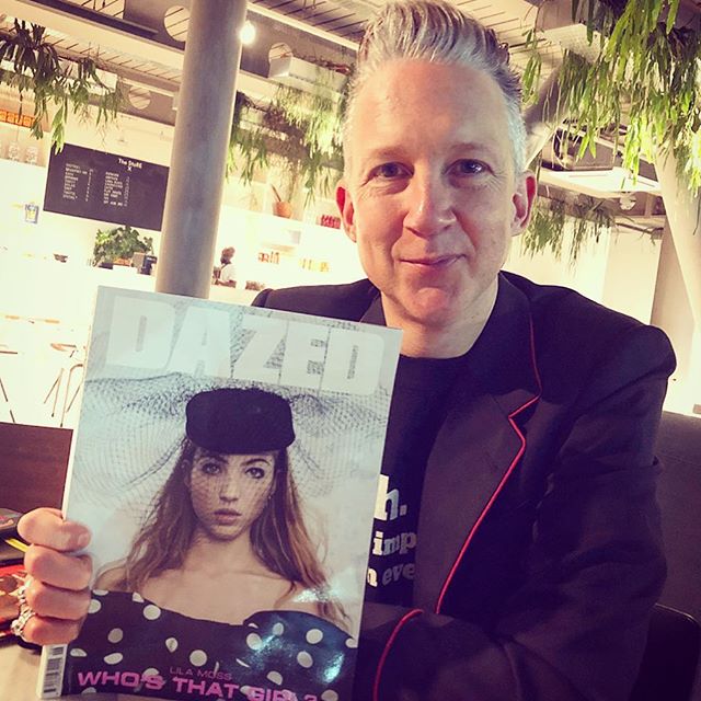 When I was 16, my dad took me to Glamour Shots. @jeffersonhack put his kid @lilamoss on the cover of @dazed. Similar but different.       