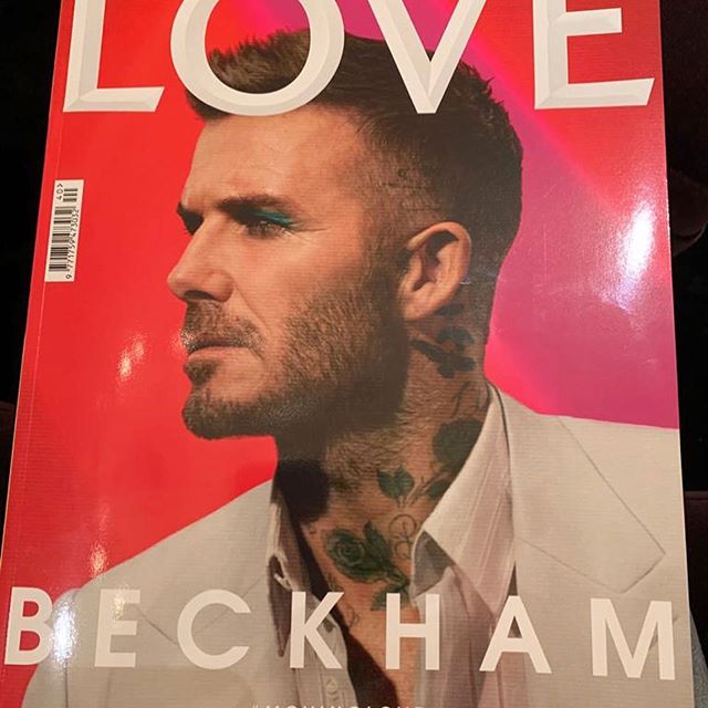 Congratulations #LOVE20.5 cover star @davidbeckham wearing @mrkimjones #MovingLove @thelovemagazine X Kisses