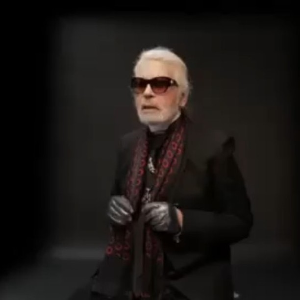 From Karl to @carineroitfeld: congratulations for reaching 1 million followers on @crfashionbook!    #KARLLAGERFELD