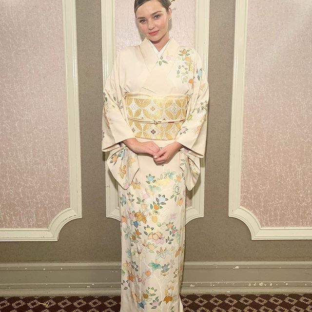 Traditional Kimono to celebrate the New Year in Japan     