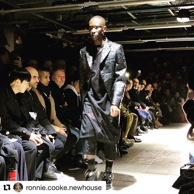 #Repost @ronnie.cooke.newhouse with @get_repost
@commedesgarcons    
Comme des Garcons Homme Plus
Automne/Hiver2019 
Strong