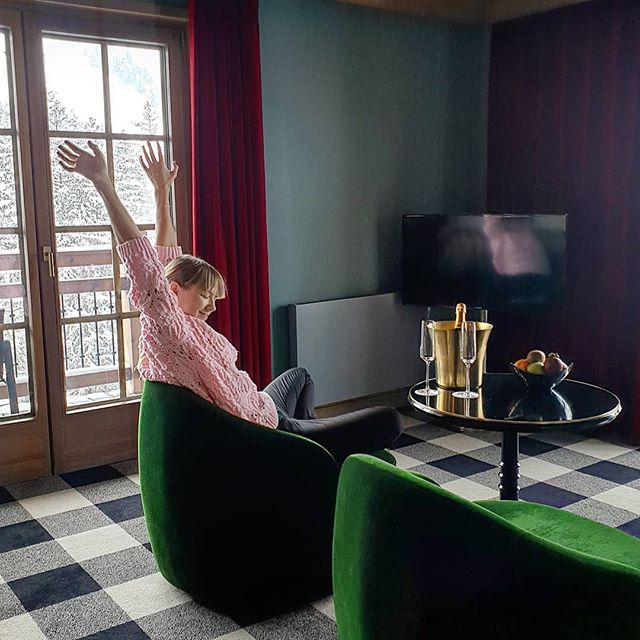 When you are back to the place you consider as PERFECTION. @lapogeecourchevel @ars_vitae_hotels Spruces in snow and freshness of Alps outside the window. Photo credit @katyadarma
