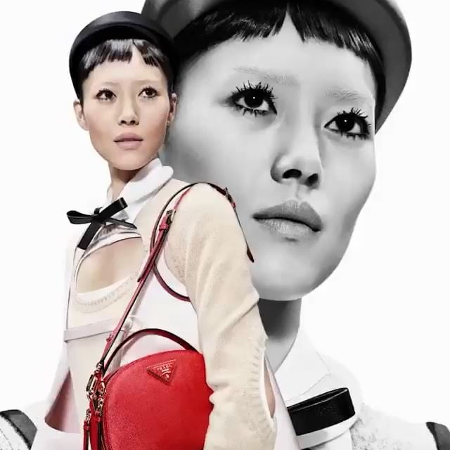 Two sides of me as #Odette for #PradaSS19: Side two   Thank you very much @willyvanderperre #OlivierRizzo @ashleybrokaw @dja_dj   