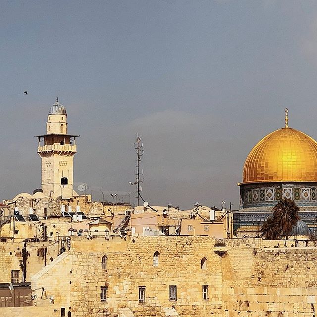 Temple Mount, Al-Aqsa mosque and the Western Wall, Jerusalem   