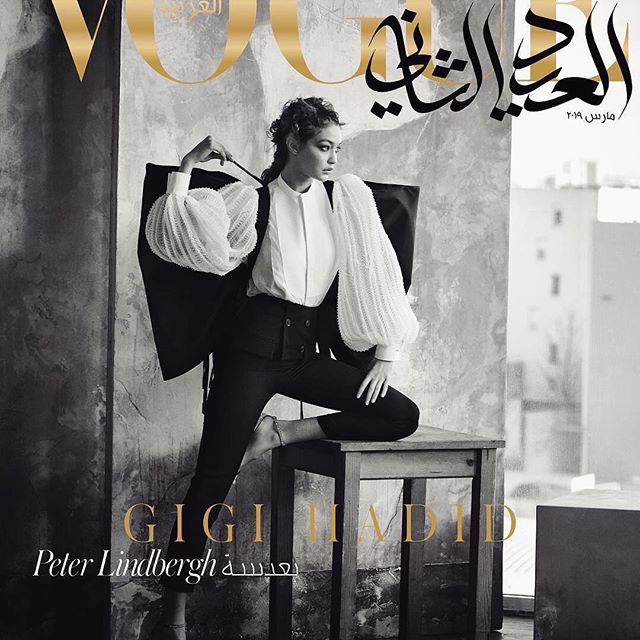 @therealpeterlindbergh working with you made my inner fan burst with honor and joy, but getting to know you and see you work in your creative space was more fulfilling and inspiring than I can put into words. So proud to share our @VogueArabia Anniversary issue cover(s) !!!!! Thank you all so much @mrarnaut @katieellentrotter @michael_philouze @odilegilbert_official @stephane_marais_officiali