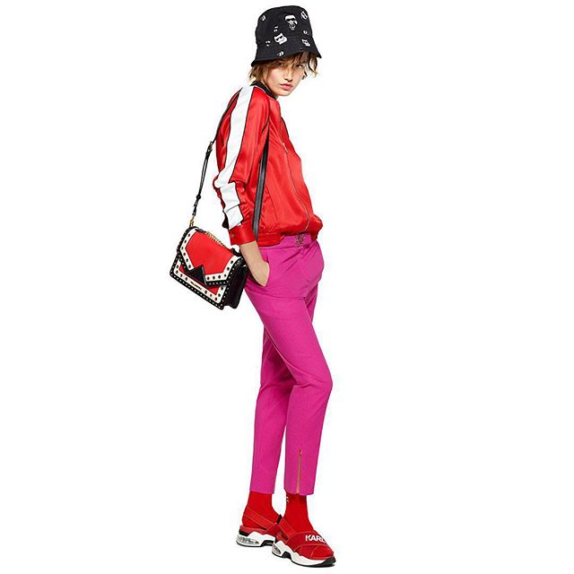 Magenta, fuscia, flamingo or watermelon. No matter how you say it, punchy pink is always a perfect shade. #KARLLAGERFELD