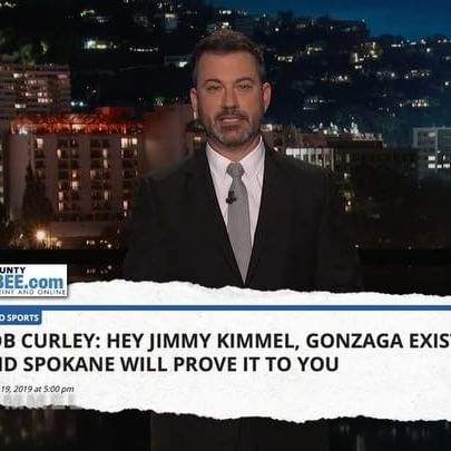 Thank you for all the informative tweets, but Jimmy still doesn t believe #Gonzaga exists  #MarchMadness #NCAA #Spokane