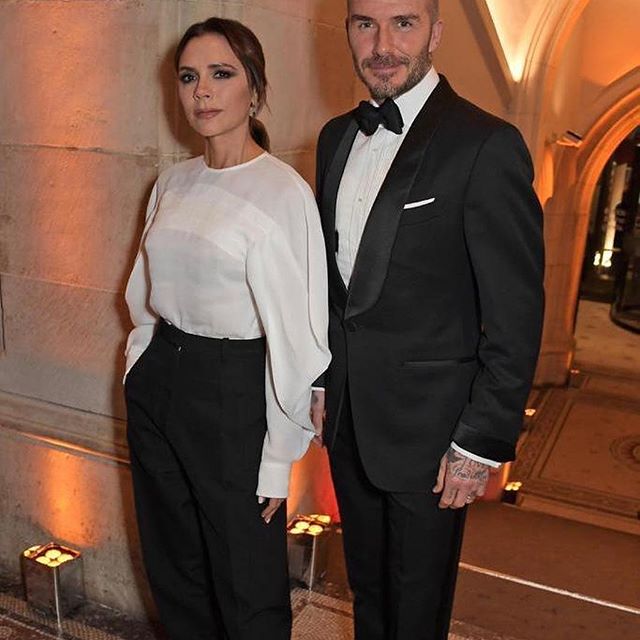 Such a fun evening celebrating the @nationalportraitgallery #npggala with @edward_enninful and @davidbeckham to support the gallery s Inspiring People project - Thank u @nicholascullinan! x VB