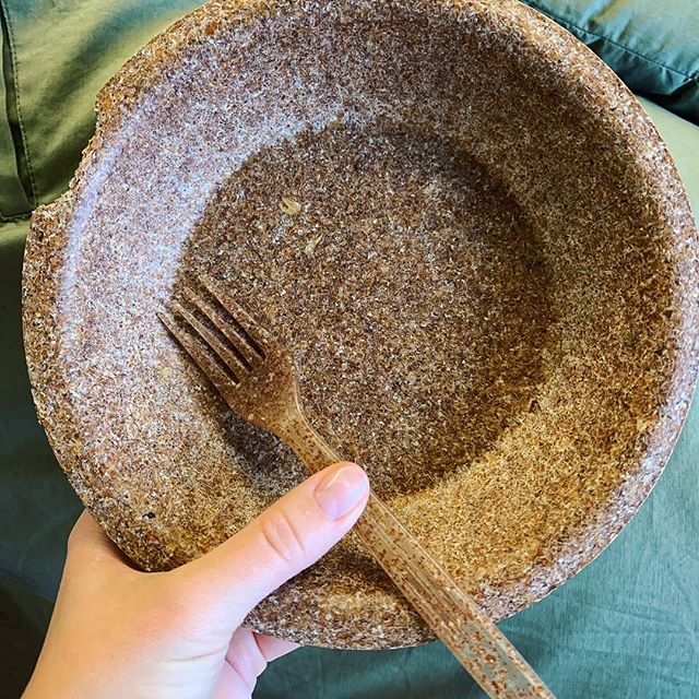 When your plate is made of 100% wheat   not petrochemicals, and tastes so good, you can actually eat it, just like in Alice in Wonderland  and this will soon be the new normal