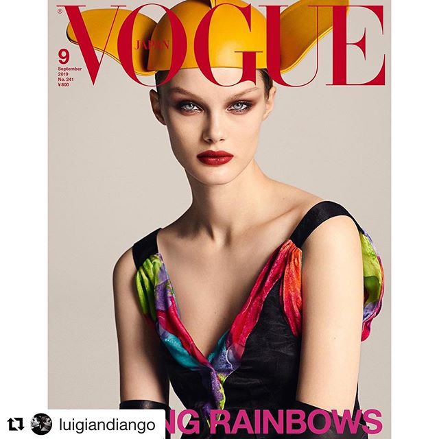 #Repost @luigiandiango      
Happy 20th Anniversary Vogue Japan      @voguejapan  with Kris    @kris_grikaite @luigiandiango @luigimurenu @anna_dello_russo @lloydsimmondsmakeup @yuisugiyama @saori_vj @pg_dmcasting @2bmanagement