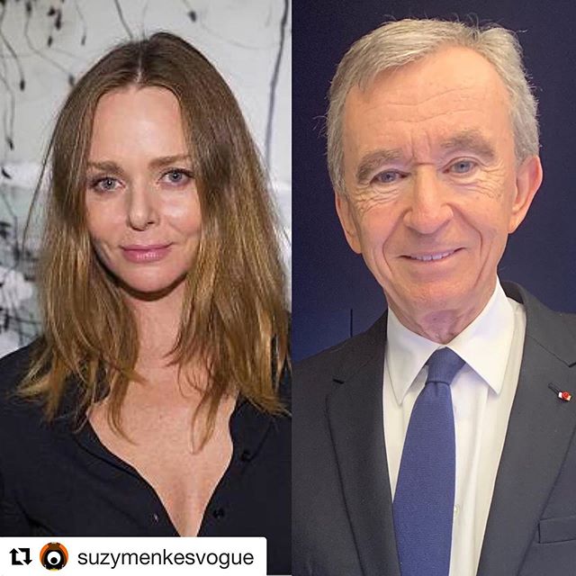 #Repost @suzymenkesvogue with @get_repost
   
Stella McCartney company is bought by Bernard Arnault, Chairman and CEO of LVMH, who declared:       I am extremely happy with this partnership with Stella. It is the beginning of a beautiful story together, and we are convinced of the great long-term potential. She was the first to put sustainability and ethical issues on the front stage, very early on, and built her House around these issues. It emphasizes LVMH Groups  commitment to sustainability. .      Stella McCartney added:  Since the announcement of my decision to take full ownership of the Stella McCartney brand in March 2018 there were many approaches but none could match the conversation I had with Bernard Arnault and his son Antoine.  The passion and commitment they expressed towards the Stella McCartney brand alongside their belief in the ambitions and our values as the global leader in sustainable luxury fashion was truly impressive.  The chance to realise and accelerate the full potential of the brand alongside Mr Arnault and as part of the LVMH family, while still holding the majority ownership in the business, was an opportunity that hugely excited me.  Partnering with M. Arnault, his family and LVMH is a big step for me and my family, but also the team at Stella McCartney. I look forward to a brilliant future together .
