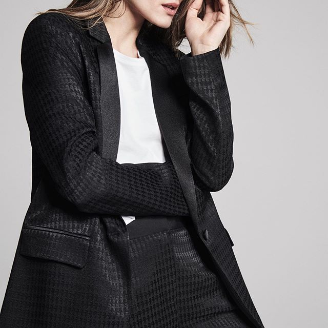 Ready for the work week       The #KarlxOlivia Tuxedo Suit: from the office to date night and everywhere in between. Shop it now on OliviaPalermo.com!