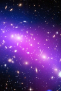 Хоёр галактикийн бөөгнөрөл MACS J0416.1-2403 гэх биет үүсгэж байна