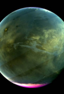 Ангараг гарагийг хэт ягаан туяаны дүрслэлээр харуулсан зураг