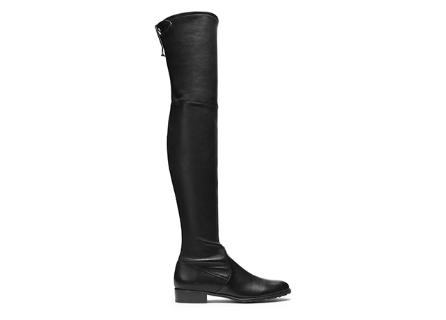Lowland Boots in Nero Plonge Stretch Leather