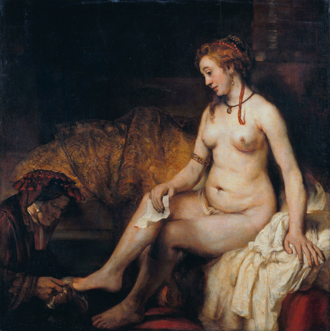 \"Bathsheba Bathing\", 1654, Louvre, Paris