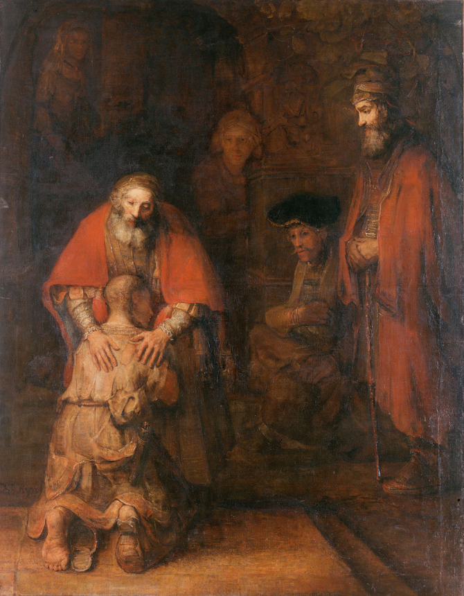 \"The Return of the Prodigal Son\", 1669,  Hermitage Museum, Saint Petersburg