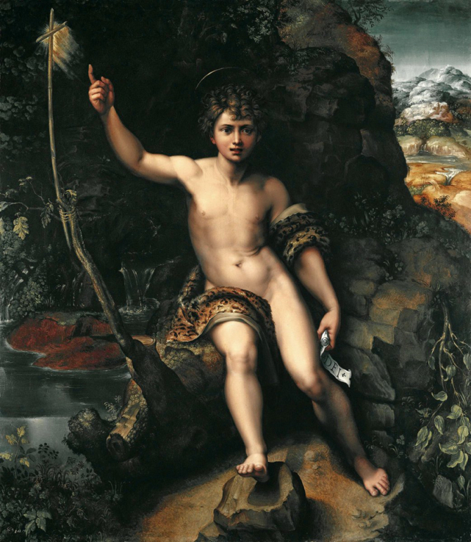 \"St John the Baptist in the Wilderness\", Giulio Romano