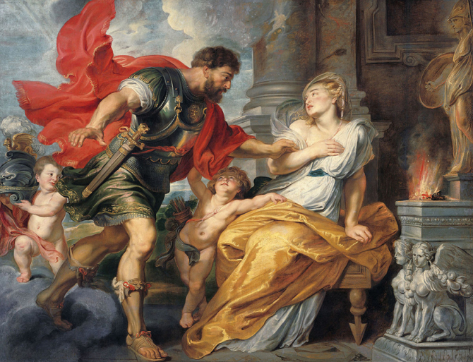 \"Mars and Rhea Silvia\", 1620, Peter Paul Rubens