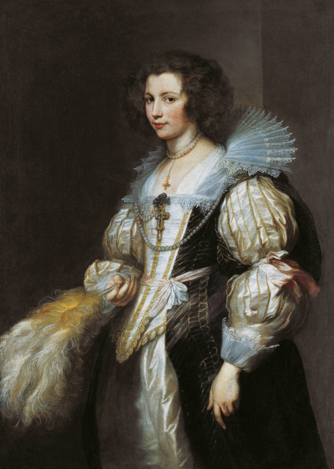 \"Portrait of Maria Louisa de Tassis\", 1630, Anthony van Dyck
