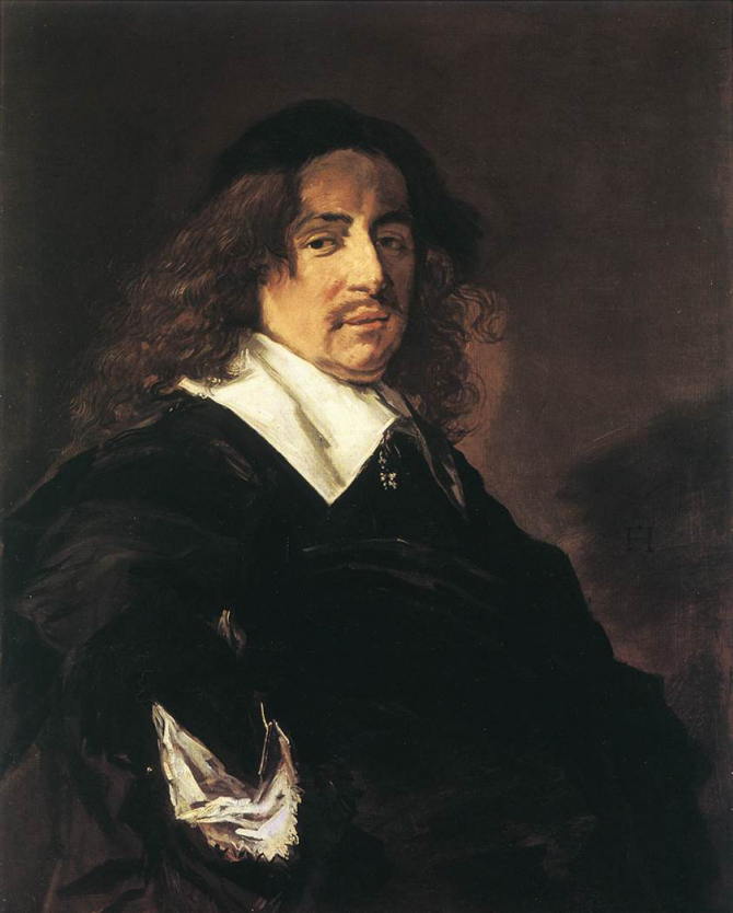 \"Portrait of a Man\", 1650 - 1653, Frans Hals
