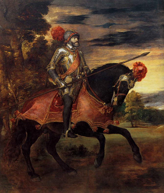 \"Equestrian Portrait of Charles V\", 1548, Titian