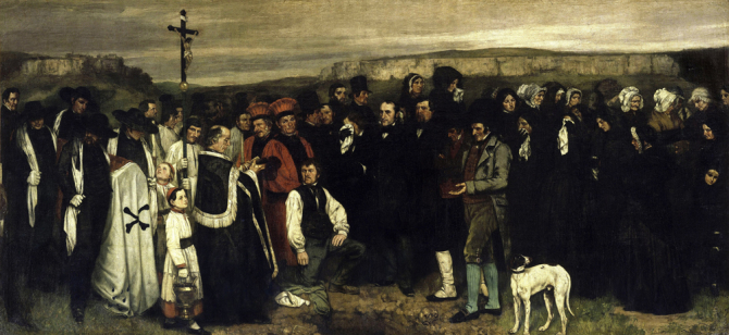 \"A Burial At Ornans\", 1850, Musée d'Orsay, Paris