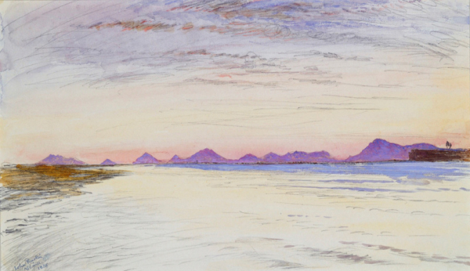 \"Dawn at Neuchatel\", 1866