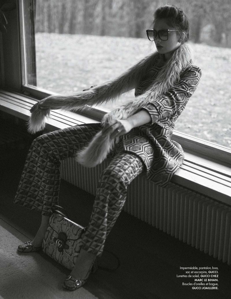 Дева Кассель Elle сэтгүүлийн нүүрийг чимлээ (фото 16)