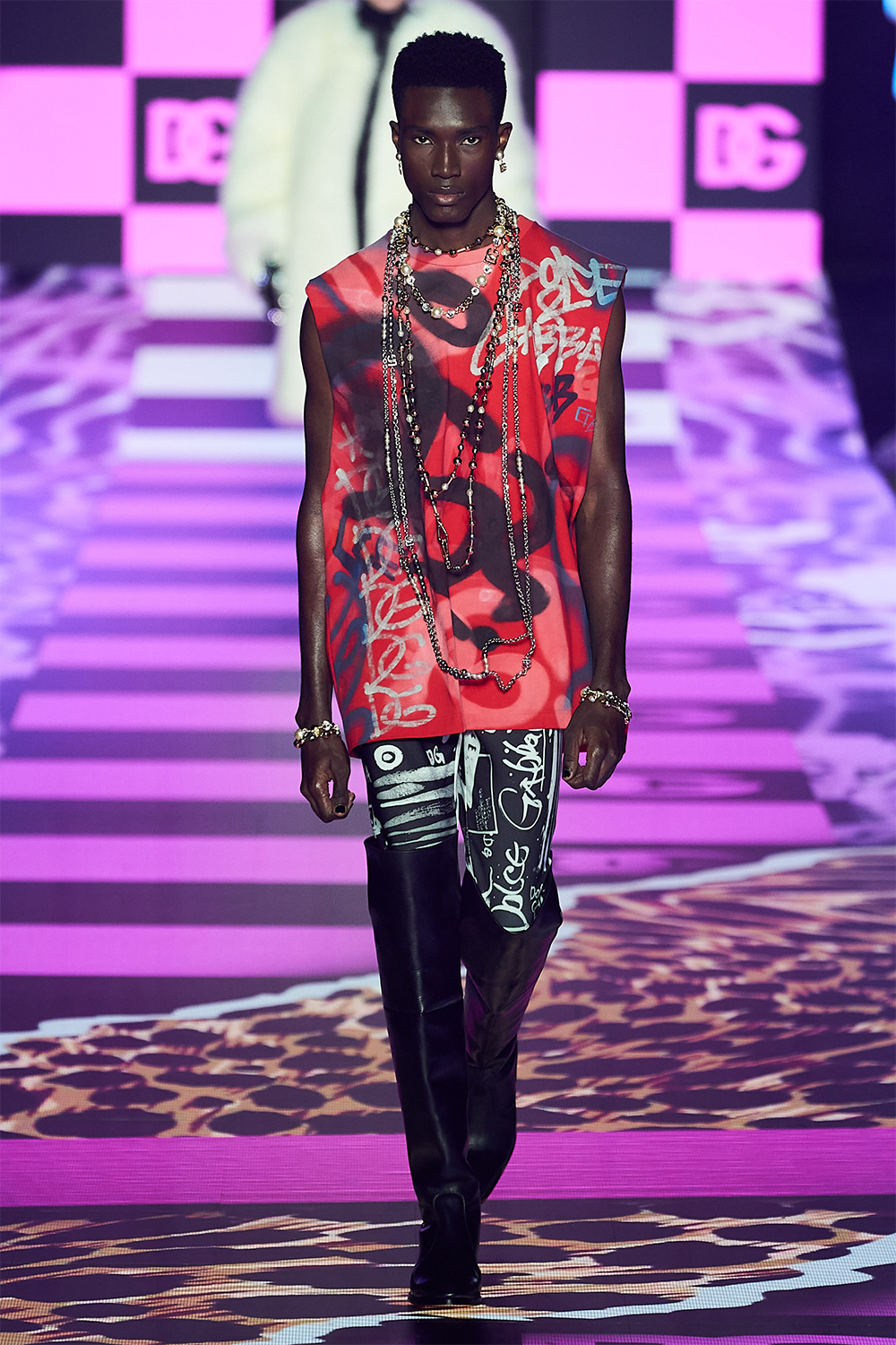Гламур болон рок хэв маяг нэг дор: Dolce & Gabbana брэндийн намар-өвөл 2022 цуглуулга (фото 2)