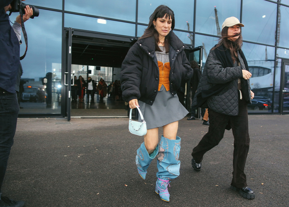 Street Style дуран: Лондонгийн загварын долоо хоног, намар-өвөл 2022 (фото 20)