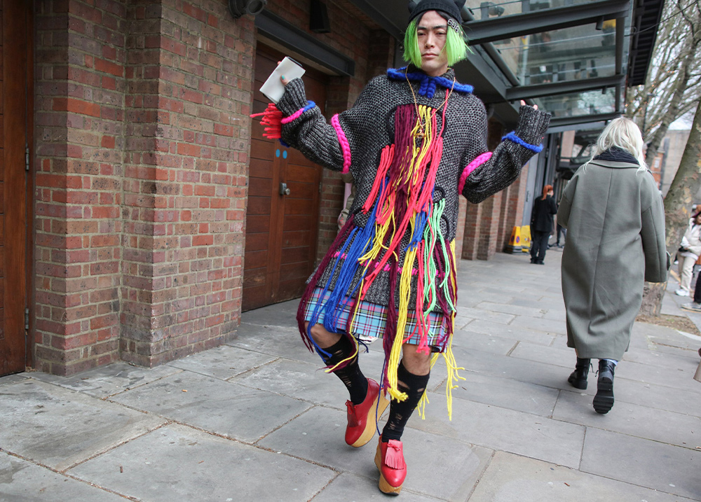 Street Style дуран: Лондонгийн загварын долоо хоног, намар-өвөл 2022 (фото 7)