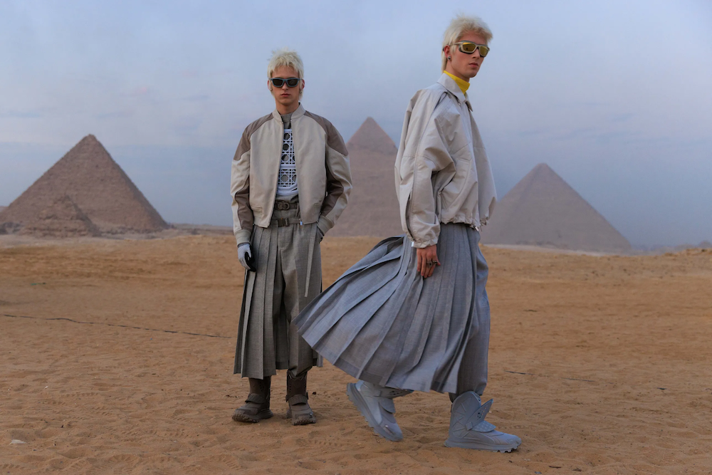 Египетийн пирамид дунд болсон Dior брэндийн загварын шоу (фото 6)